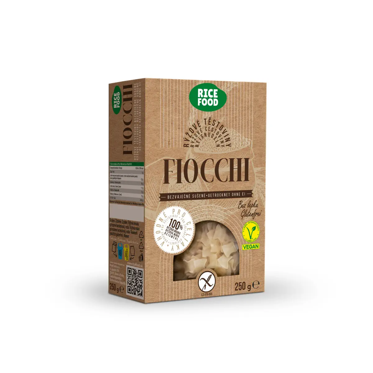 FIOCCHI 250g 100% ryžové cestoviny bezlepku